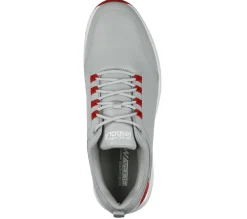 Lace Up<SKECHERS GO GOLF Elite 4 - Victory GRAY / RED