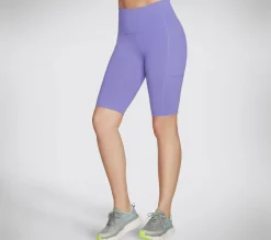 Bottoms|Bottoms<SKECHERS GO WALK HW 10 Inch Bike Short PURPLE / AQUA