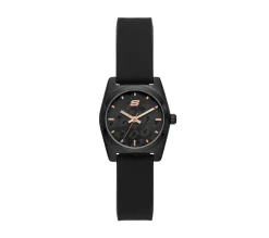 Watches|Accessories<SKECHERS Mono Leopard Analog Watch BLACK