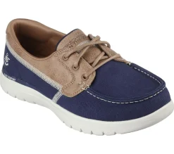 Boat Shoes|Lace Up<SKECHERS On-the-GO Flex - Embark NAVY