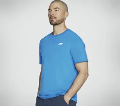 Tops|Tops<SKECHERS Pickleball Tee BLUE / GREEN