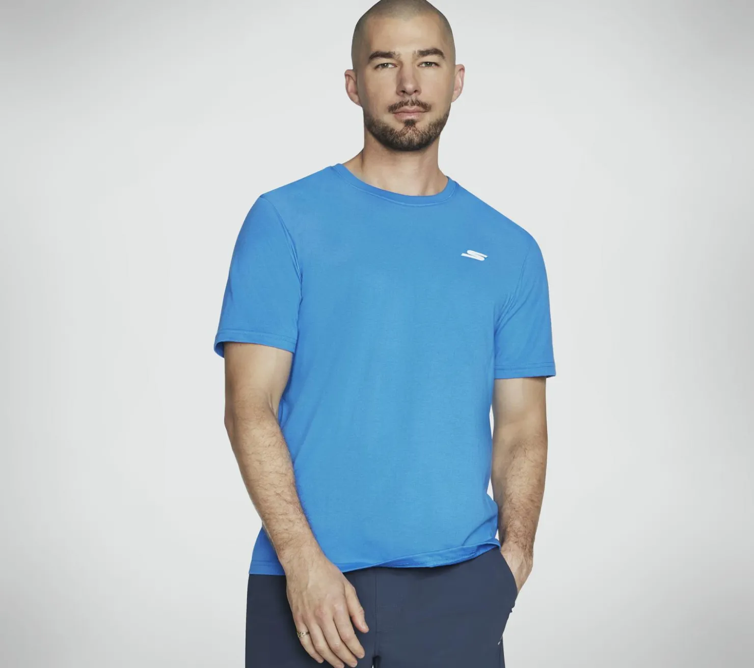 Tops|Tops<SKECHERS Pickleball Tee BLUE / GREEN