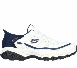 Hands Free Slip-Ins|Athletic Sneakers<SKECHERS Slip-ins: After Burn - Grill Captain WHITE / NAVY