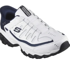 Hands Free Slip-Ins|Athletic Sneakers<SKECHERS Slip-ins: After Burn - Grill Captain WHITE / NAVY