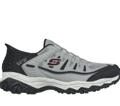Hands Free Slip-Ins|Athletic Sneakers<SKECHERS Slip-ins: After Burn M. Fit - Ridgeburn GRAY / BLACK