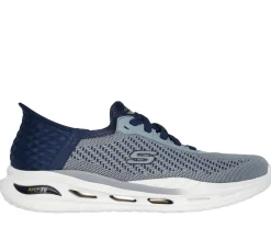Hands Free Slip-Ins|Casual Sneakers<SKECHERS Slip-ins: Arch Fit Orvan - Drex GRAY / NAVY