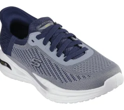 Hands Free Slip-Ins|Casual Sneakers<SKECHERS Slip-ins: Arch Fit Orvan - Drex GRAY / NAVY