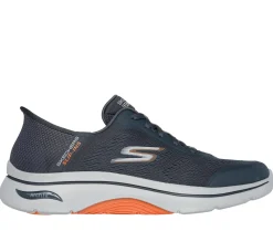 Hands Free Slip-Ins|Athletic Sneakers<SKECHERS Slip-ins: Arch Fit 2.0 - Simplicity 2 CHARCOAL / ORANGE