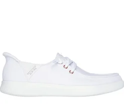 Boat Shoes|Hands Free Slip-Ins<SKECHERS Slip-ins: BOBS Skip Cute - Spot Twist WHITE