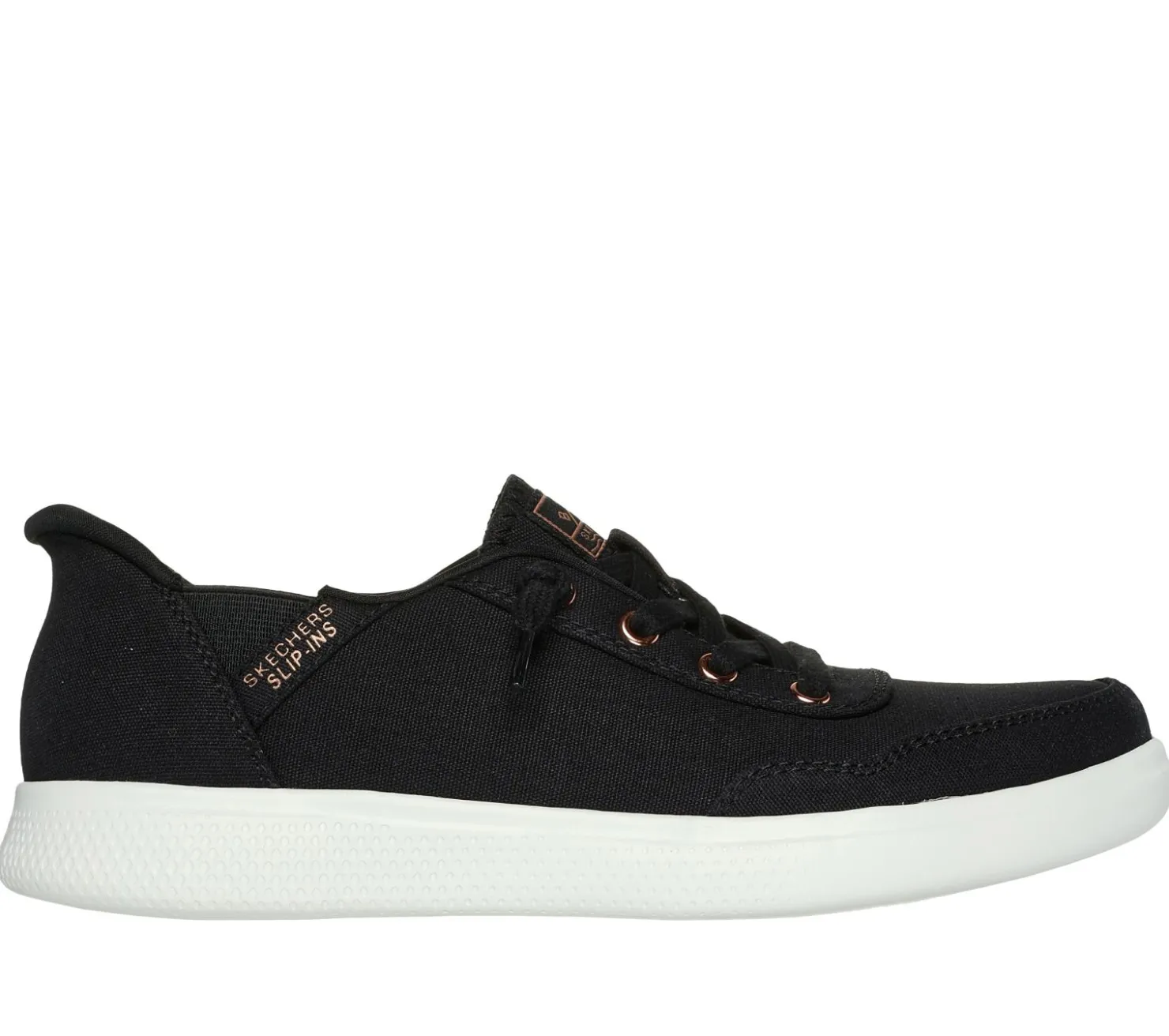Hands Free Slip-Ins|Canvas Shoes<SKECHERS Slip-ins: BOBS Skip Cute - B Cute Sweet BLACK