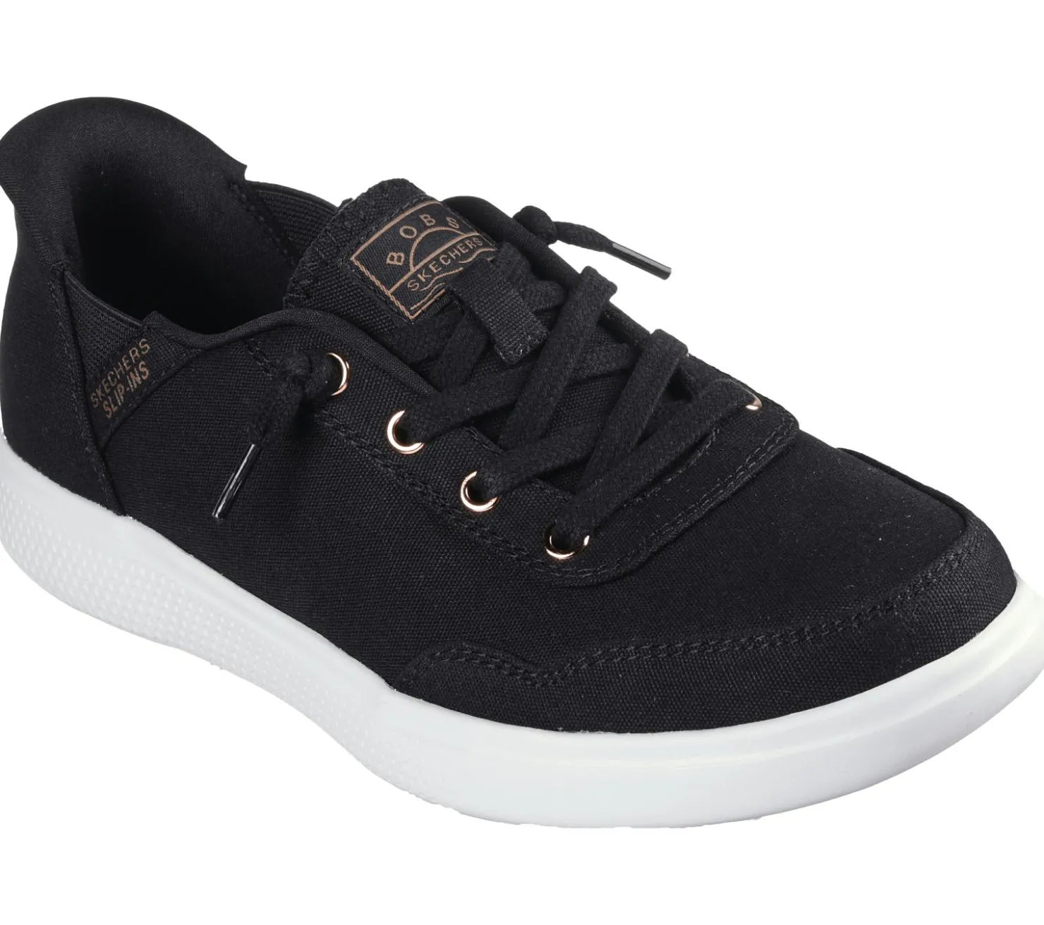 Hands Free Slip-Ins|Canvas Shoes<SKECHERS Slip-ins: BOBS Skip Cute - B Cute Sweet BLACK
