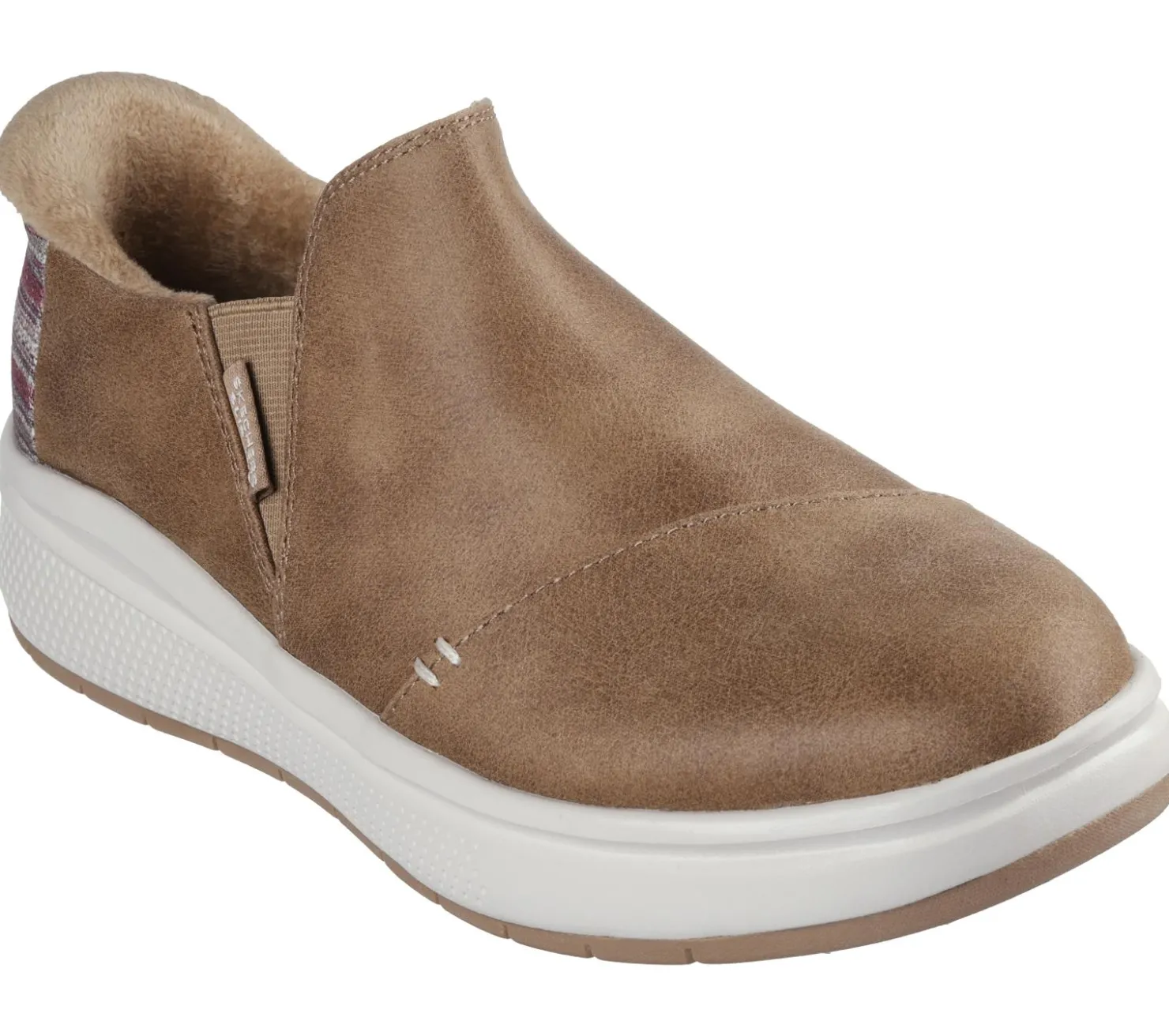 Hands Free Slip-Ins|Casual Sneakers<SKECHERS Slip-ins: BOBS Skip Cute Wave CHESTNUT