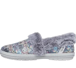Slippers|Hands Free Slip-Ins<SKECHERS Slip-ins: BOBS Too Cozy - Family Tree GRAY / MULTI