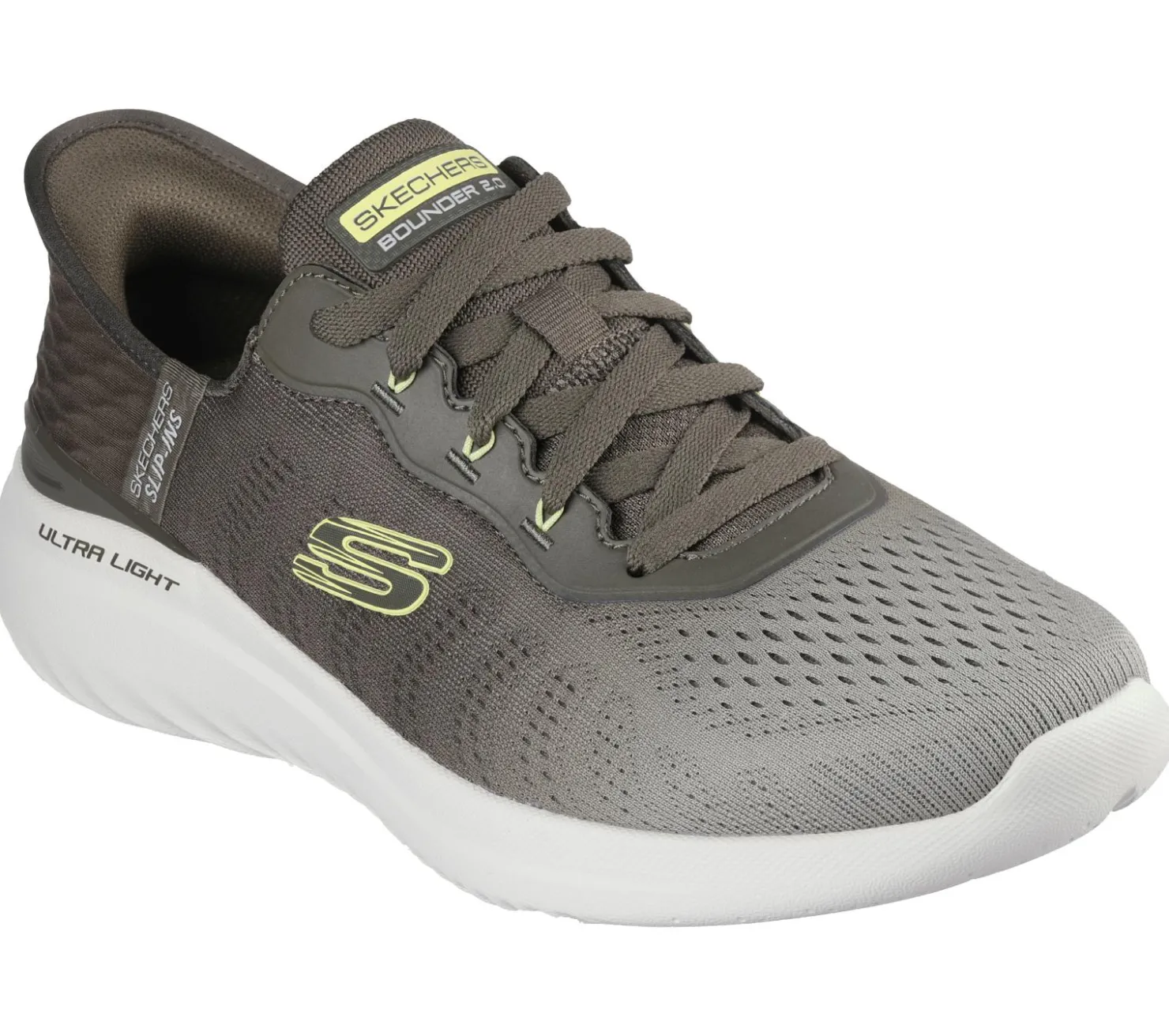 Hands Free Slip-Ins|Athletic Sneakers<SKECHERS Slip-ins: Bounder 2.0 - Tellem OLIVE