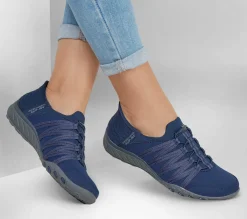 Hands Free Slip-Ins|Casual Sneakers<SKECHERS Slip-ins: Breathe-Easy - Roll-With-Me NAVY