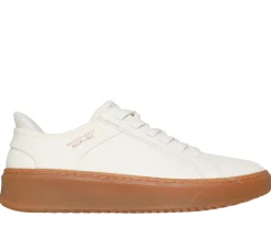 Hands Free Slip-Ins|Casual Sneakers<SKECHERS Slip-ins: Court Break - Double Vented WHITE / NATURAL