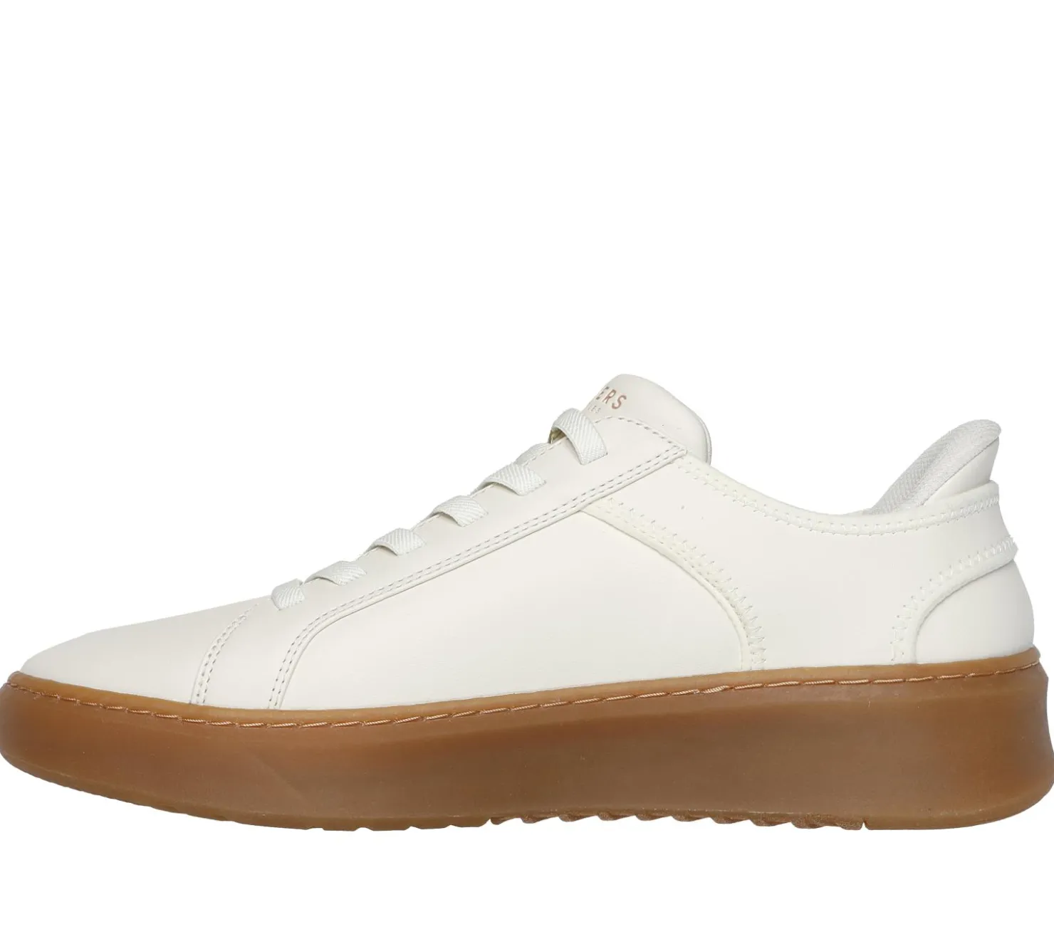 Hands Free Slip-Ins|Casual Sneakers<SKECHERS Slip-ins: Court Break - Double Vented WHITE / NATURAL