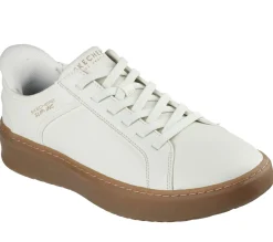 Hands Free Slip-Ins|Casual Sneakers<SKECHERS Slip-ins: Court Break - Double Vented WHITE / NATURAL