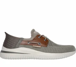 Hands Free Slip-Ins|Boat Shoes<SKECHERS Slip-ins: Delson 3.0 - Roth TAUPE / BROWN