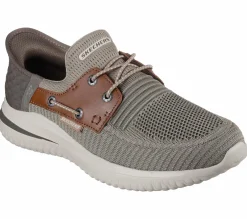 Hands Free Slip-Ins|Boat Shoes<SKECHERS Slip-ins: Delson 3.0 - Roth TAUPE / BROWN