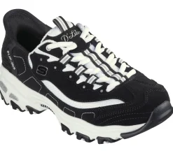 Hands Free Slip-Ins<SKECHERS Slip-ins: D'Lites - New Classic BLACK / WHITE