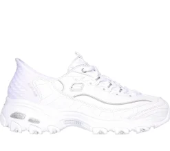 Hands Free Slip-Ins|Athletic Sneakers<SKECHERS Slip-ins: D'Lites - New Scene WHITE / SILVER