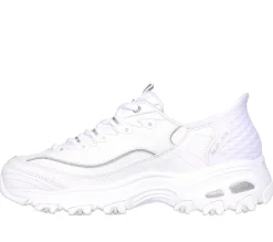 Hands Free Slip-Ins|Athletic Sneakers<SKECHERS Slip-ins: D'Lites - New Scene WHITE / SILVER