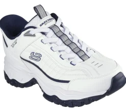Hands Free Slip-Ins|Athletic Sneakers<SKECHERS Slip-ins: E'Lite Afterburn - Grill Corporal WHITE / NAVY