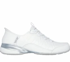Hands Free Slip-Ins|Casual Sneakers<SKECHERS Slip-ins: Exhilarate - Zephyr WHITE / SILVER
