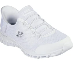 Hands Free Slip-Ins|Casual Sneakers<SKECHERS Slip-ins: Glide-Step - Pursuit WHITE / SILVER