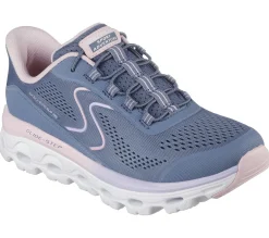 Hands Free Slip-Ins|Athletic Sneakers<SKECHERS Slip-Ins: Glide-Step Sole SLATE / PINK