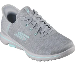 Hands Free Slip-Ins<SKECHERS Slip-ins: GO GOLF WALK 5 - Slip-Ins GRAY / AQUA
