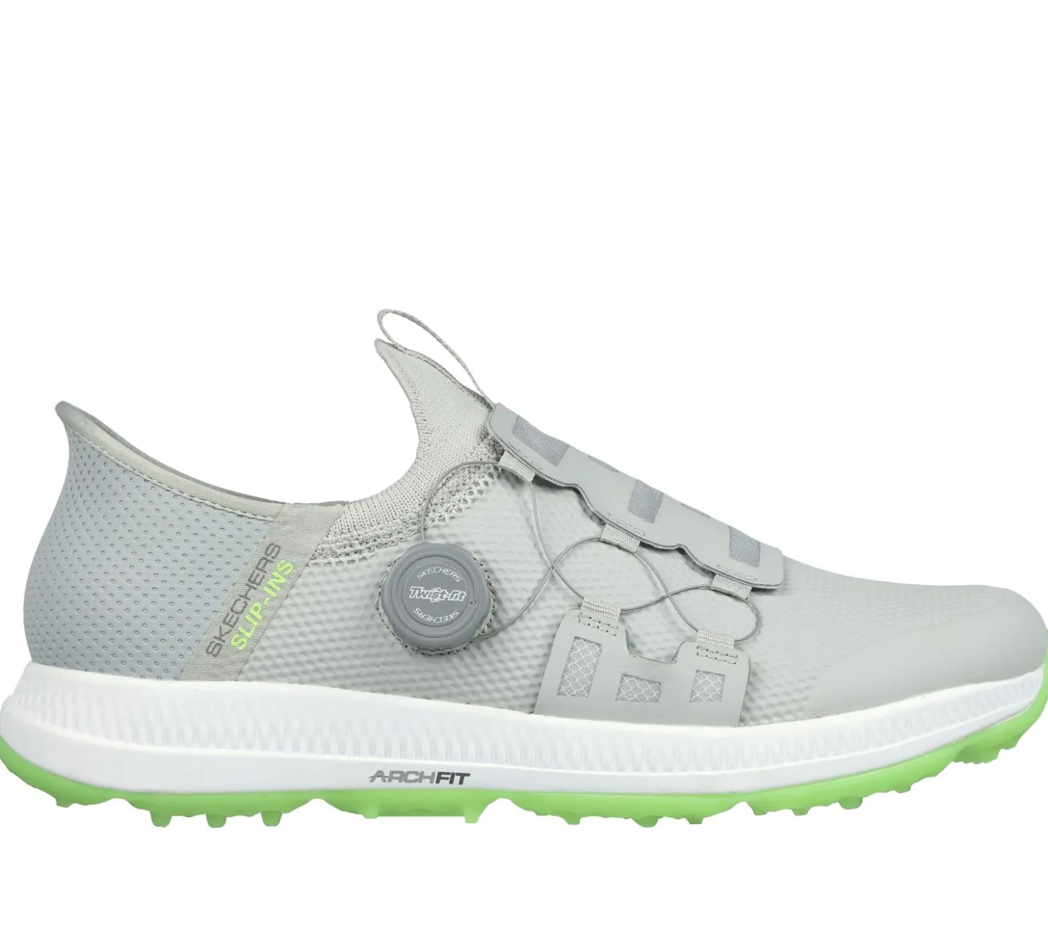 Hands Free Slip-Ins<SKECHERS Slip-ins: GO GOLF Elite 5 - Slip 'In GRAY / LIME