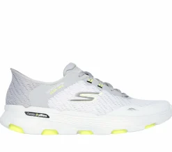 Hands Free Slip-Ins|Athletic Sneakers<SKECHERS Slip-ins: GO RUN 7.0 - Hero Shot WHITE / GRAY