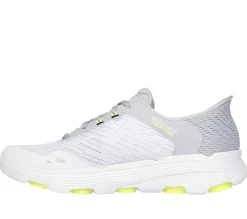 Hands Free Slip-Ins|Athletic Sneakers<SKECHERS Slip-ins: GO RUN 7.0 - Hero Shot WHITE / GRAY