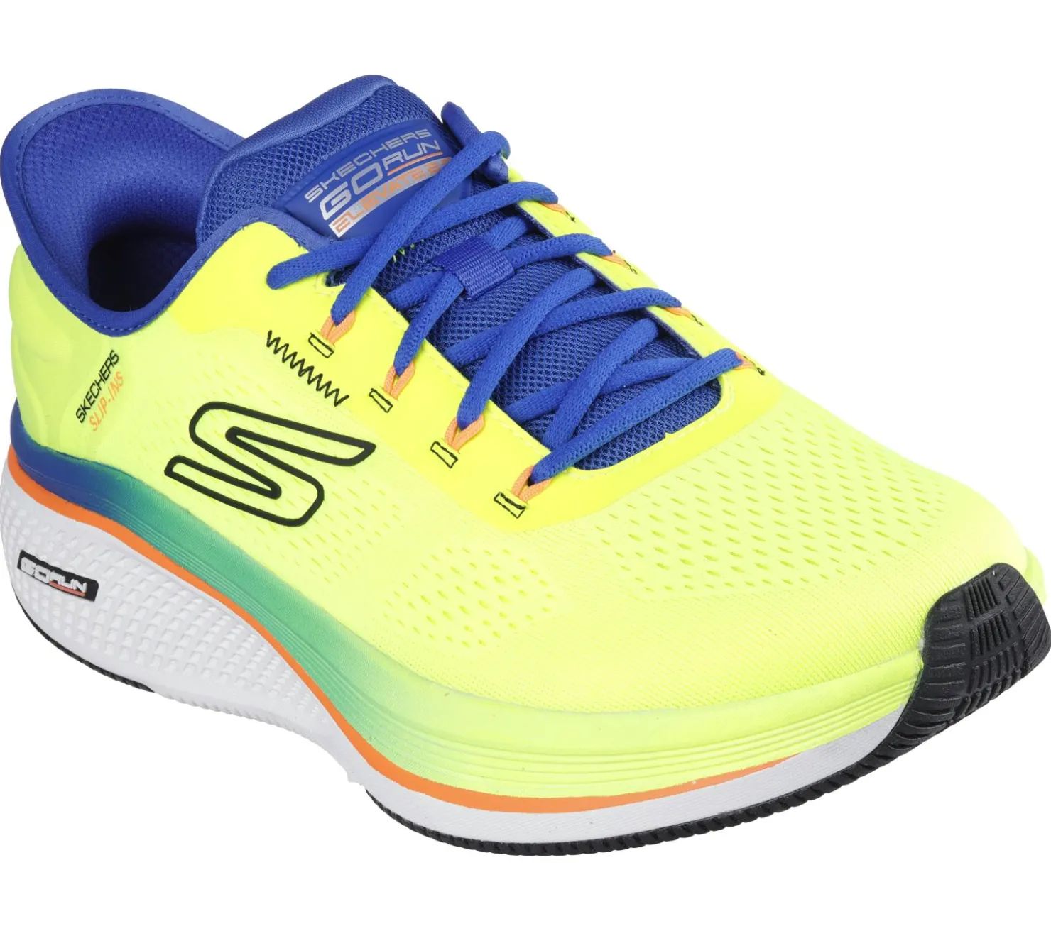 Hands Free Slip-Ins|Athletic Sneakers<SKECHERS Slip-ins: GO RUN Elevate 2.0 - Banyan YELLOW / BLUE