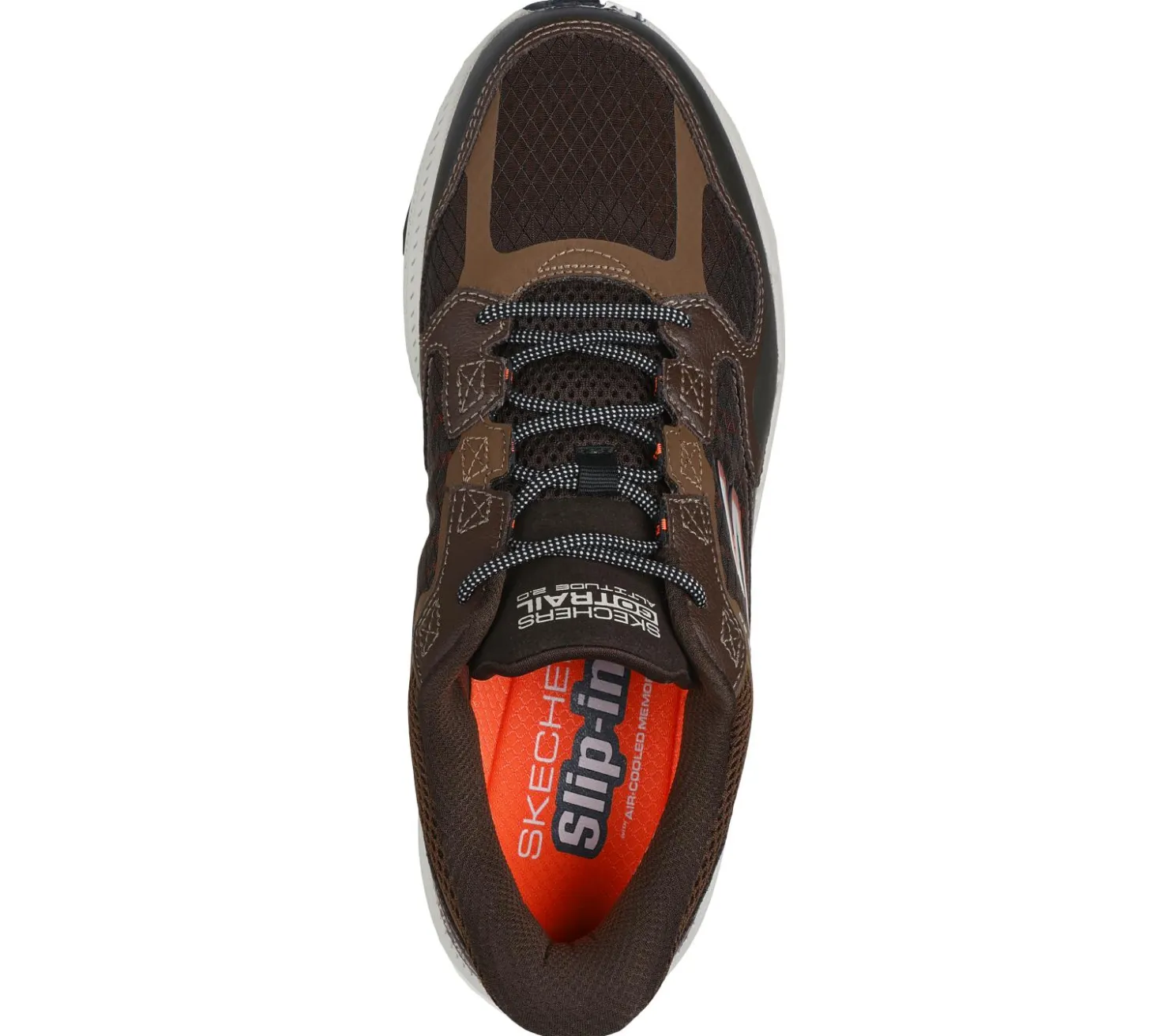 Hands Free Slip-Ins|Athletic Sneakers<SKECHERS Slip-ins: GO RUN Trail Altitude 2.0 - Rocky Hill BROWN / ORANGE