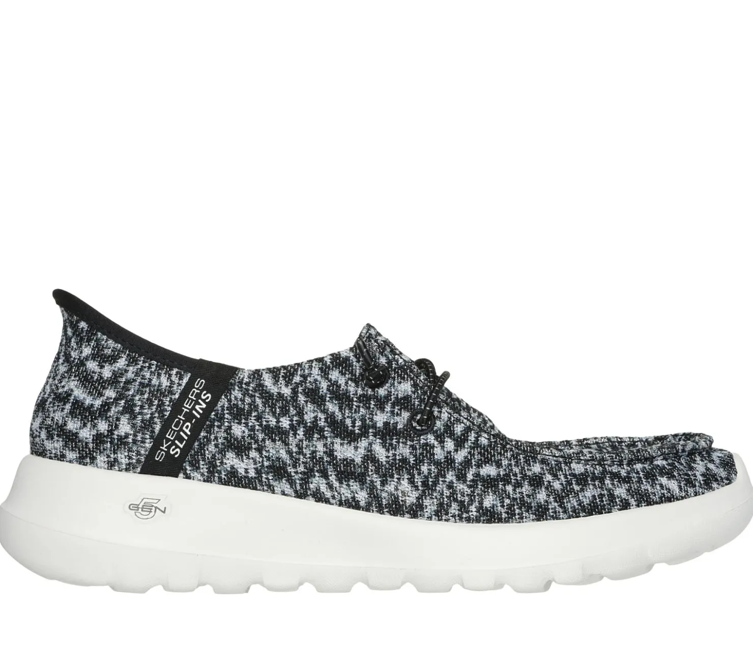 Boat Shoes|Hands Free Slip-Ins<SKECHERS Slip-ins: GO WALK Joy - Halen BLACK / WHITE