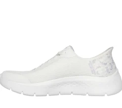 Hands Free Slip-Ins|Athletic Sneakers<SKECHERS Slip-ins: GO WALK Flex - Eva NATURAL / PURPLE