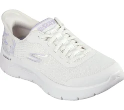 Hands Free Slip-Ins|Athletic Sneakers<SKECHERS Slip-ins: GO WALK Flex - Eva NATURAL / PURPLE