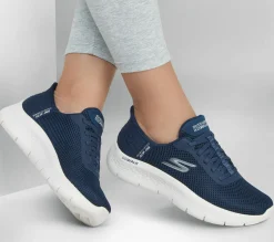 Hands Free Slip-Ins|Casual Sneakers<SKECHERS Slip-ins: GO WALK Flex - Grand Entry NAVY / WHITE