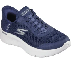 Hands Free Slip-Ins|Casual Sneakers<SKECHERS Slip-ins: GO WALK Flex - Grand Entry NAVY / WHITE