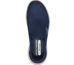 Hands Free Slip-Ins<SKECHERS Slip-ins: GO WALK Massage Fit NAVY / LIGHT BLUE