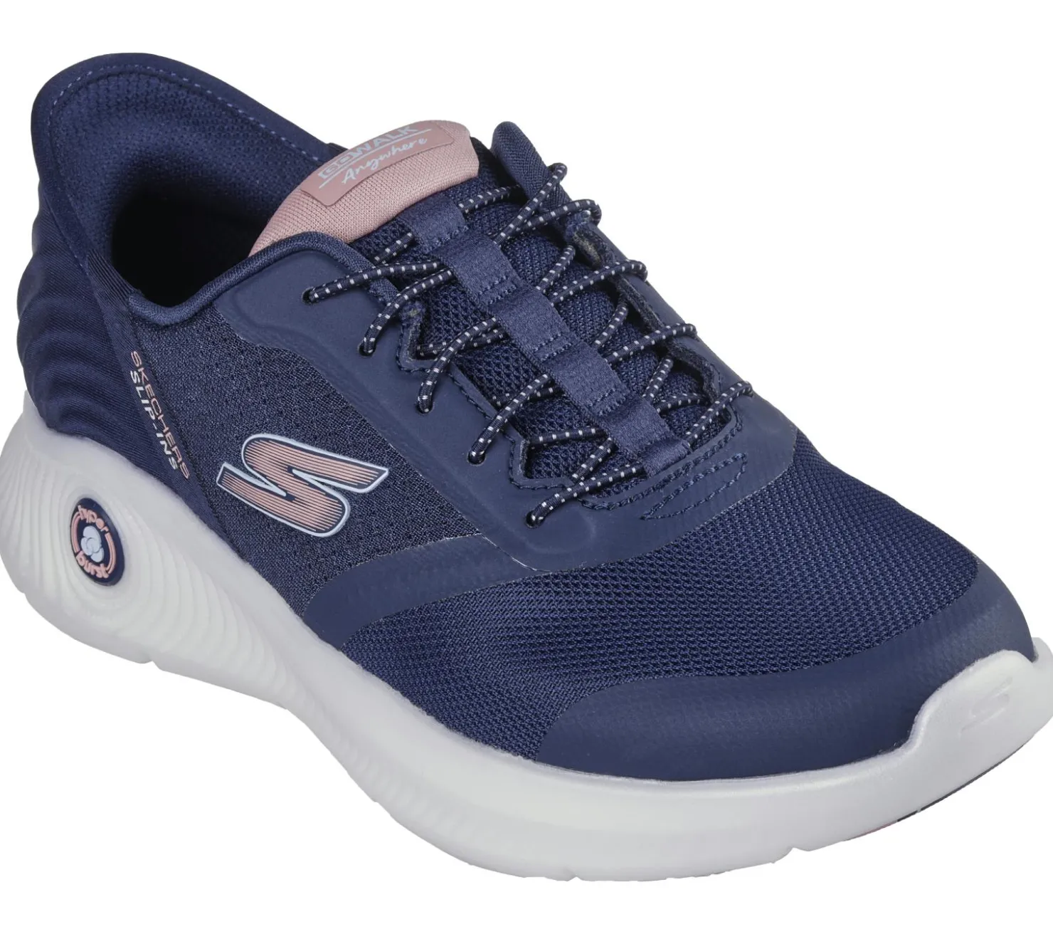 Hands Free Slip-Ins|Athletic Sneakers<SKECHERS Slip-ins: GO WALK Anywhere - Vivi NAVY / PINK
