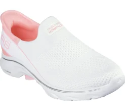 Hands Free Slip-Ins<SKECHERS Slip-ins: GO WALK 7 - Mia WHITE / PINK