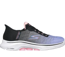 Hands Free Slip-Ins|Athletic Sneakers<SKECHERS Slip-ins: GO WALK 7 - Adel BLACK / MULTI