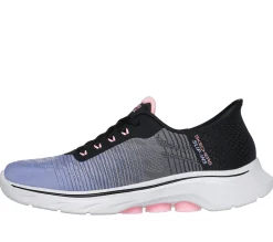 Hands Free Slip-Ins|Athletic Sneakers<SKECHERS Slip-ins: GO WALK 7 - Adel BLACK / MULTI