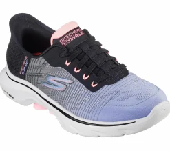 Hands Free Slip-Ins|Athletic Sneakers<SKECHERS Slip-ins: GO WALK 7 - Adel BLACK / MULTI