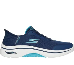 Hands Free Slip-Ins|Casual Sneakers<SKECHERS Slip-ins: GO WALK Arch Fit 2.0 NAVY / AQUA