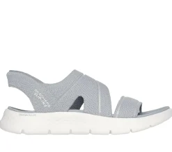Hands Free Slip-Ins|Sandals<SKECHERS Slip-ins: GO WALK Flex Sandal - Enticing GRAY